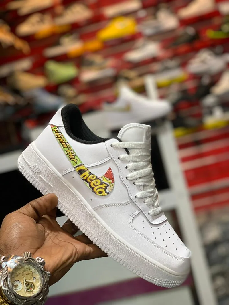 AF1 Custom Nike Air Force 1 Low Flamin' Hot Cheetos