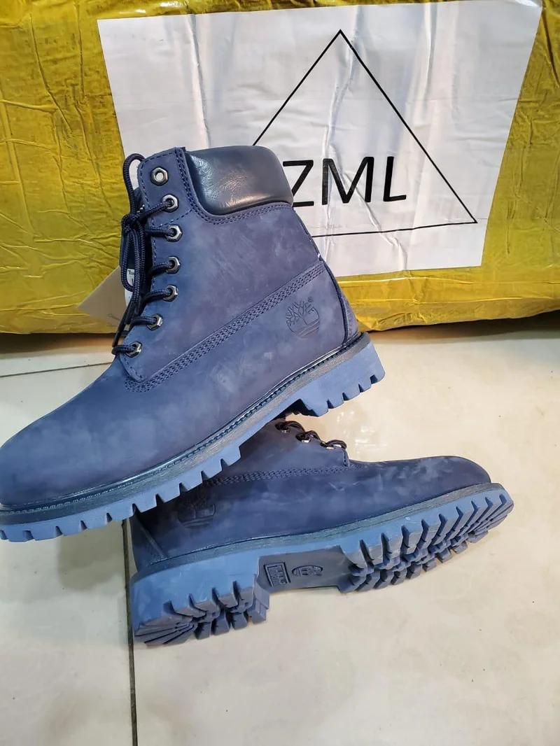 Navy Blue Premium Waterproof Timberland Men's Boots