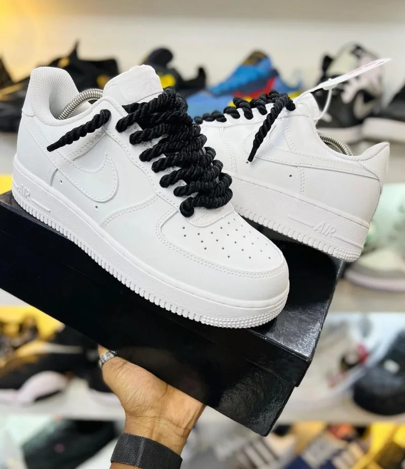 Air Force 1 Chunky Lace 'Black' Sneakers