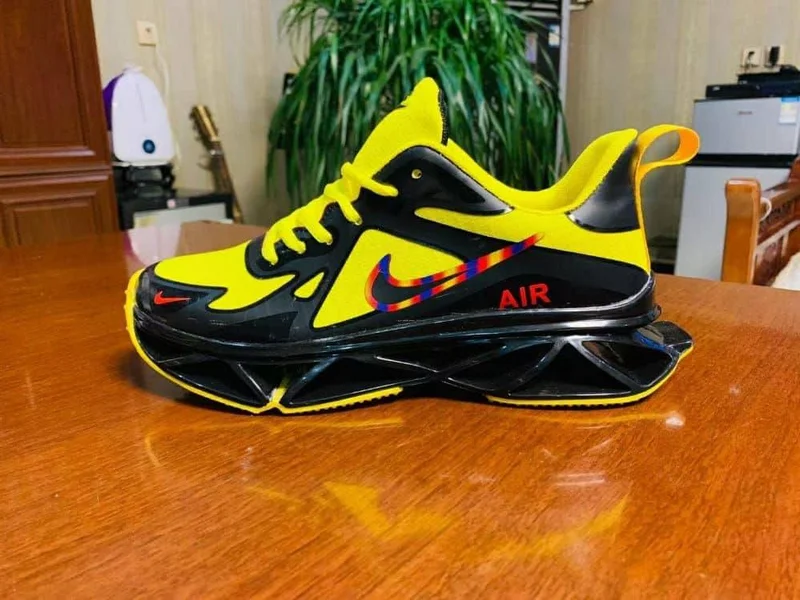 Nike air Blade Mens Running Shoes Yellow Sneakers