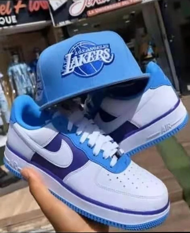 AIR FORCE 1 LOW '07 LV8 NBA 75TH ANNIVERSARY LAKERS