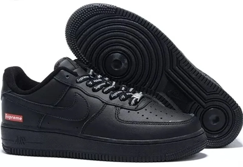 Nike Air Force 1 Low Black Supreme Sneakers