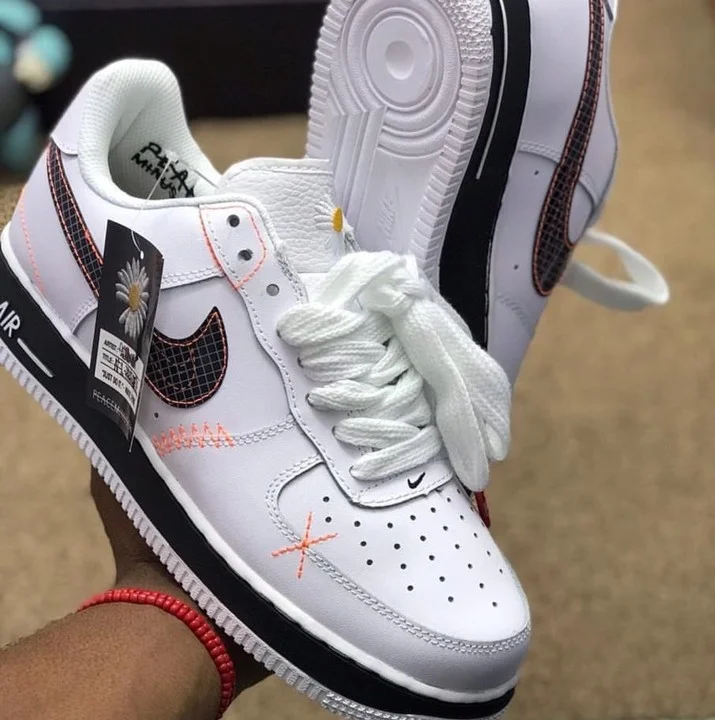 Nike Air Force 1 Low Schematic White Bright Crimson