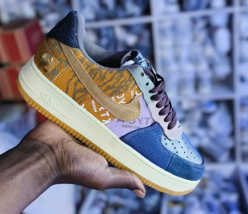 Nike Air Force 1 Low x Travis Scott Cactus Jack Sneakers