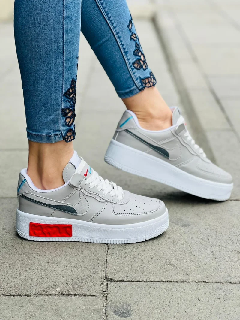 Nike Air force 1 Shadow React Grey