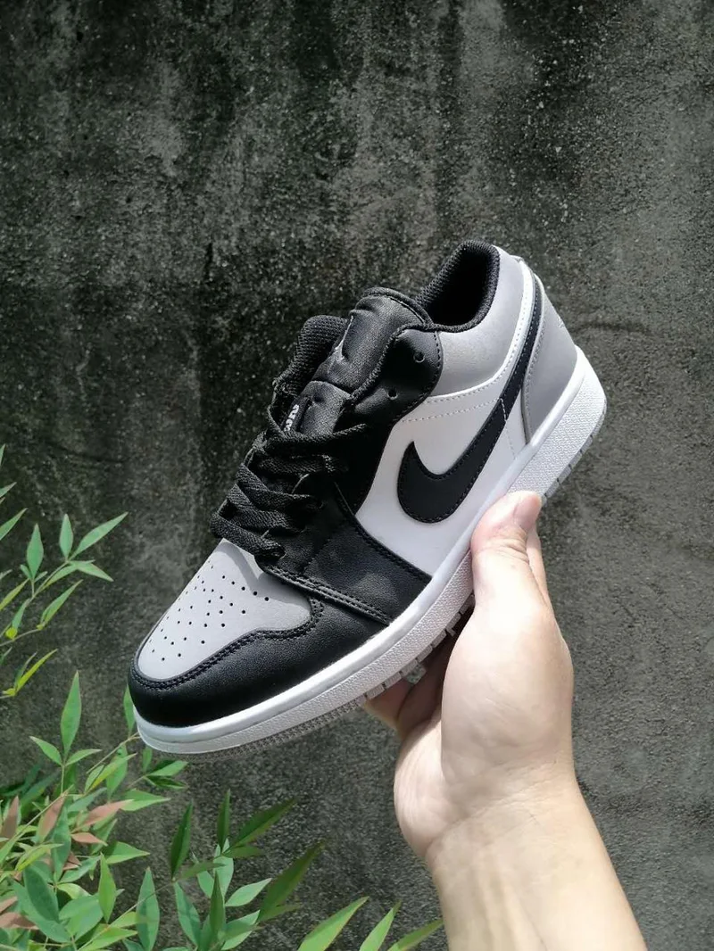 Nike Air Jordan 1 Low Men Shoes-Grey