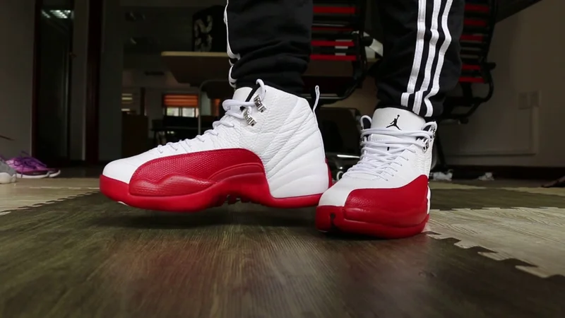 Nike Air Jordan 12 Retro GS Cherry Sneakers Mens Basketball shoes