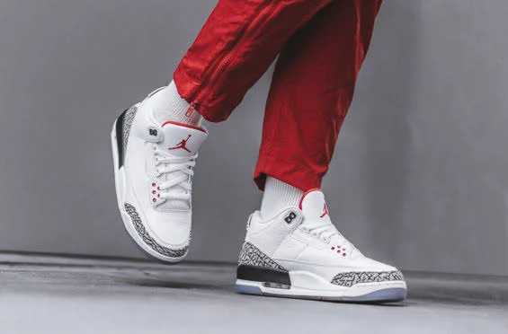 Nike Air Jordan 3 'White Cement' Sneakers