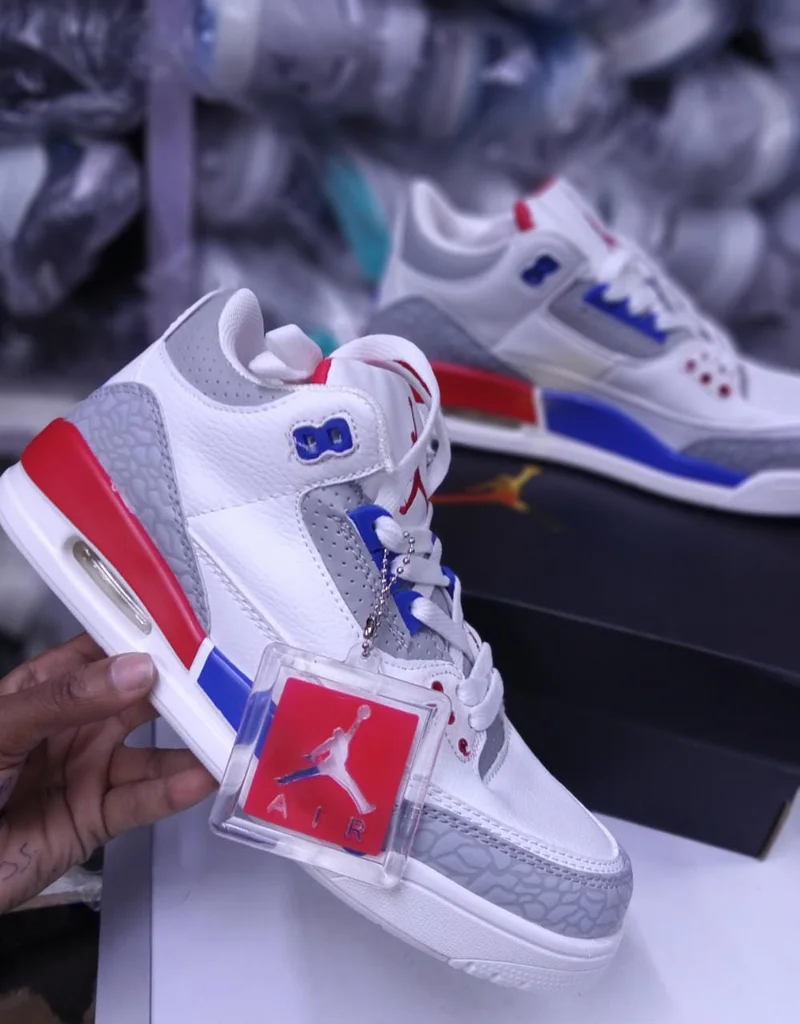 Nike Air Jordan 3 Race Blue Red
