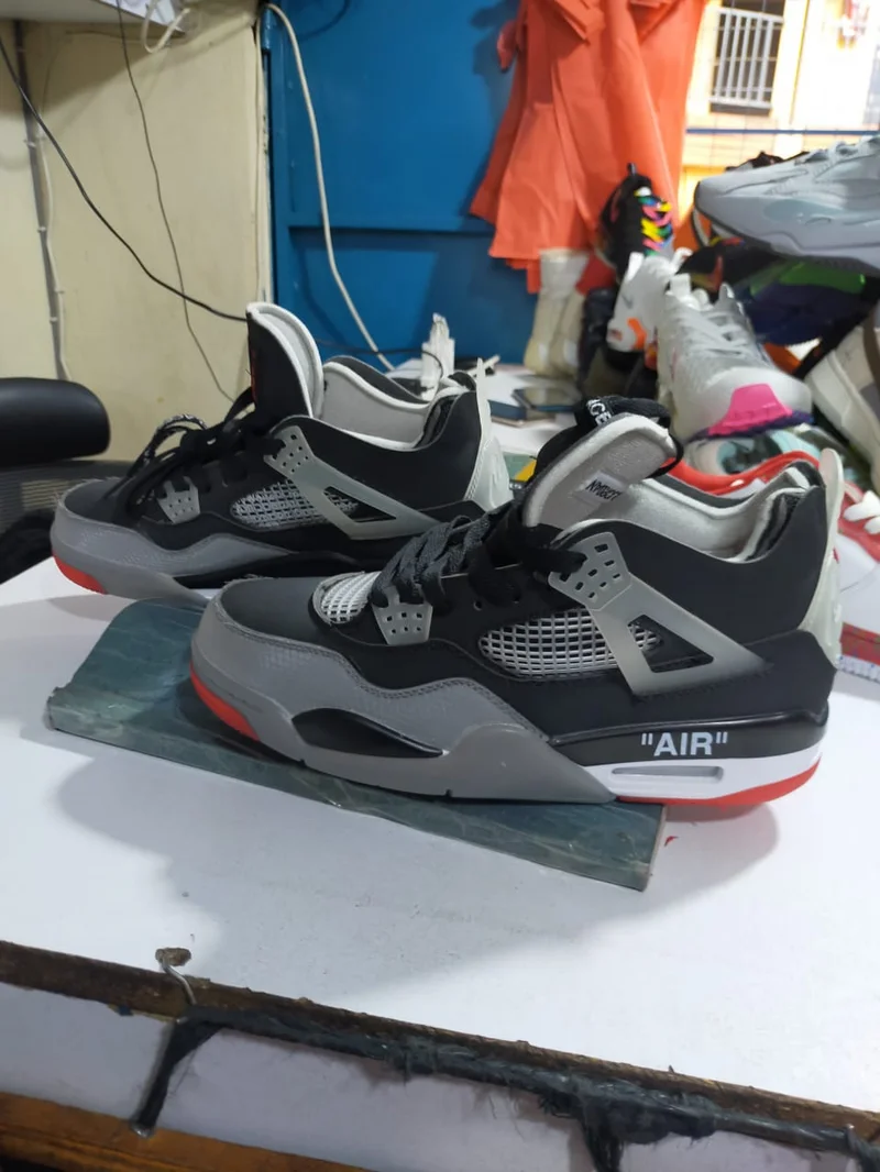 Nike Air Jordan 4 X Off White Premium Shoes / Men 's Shoes