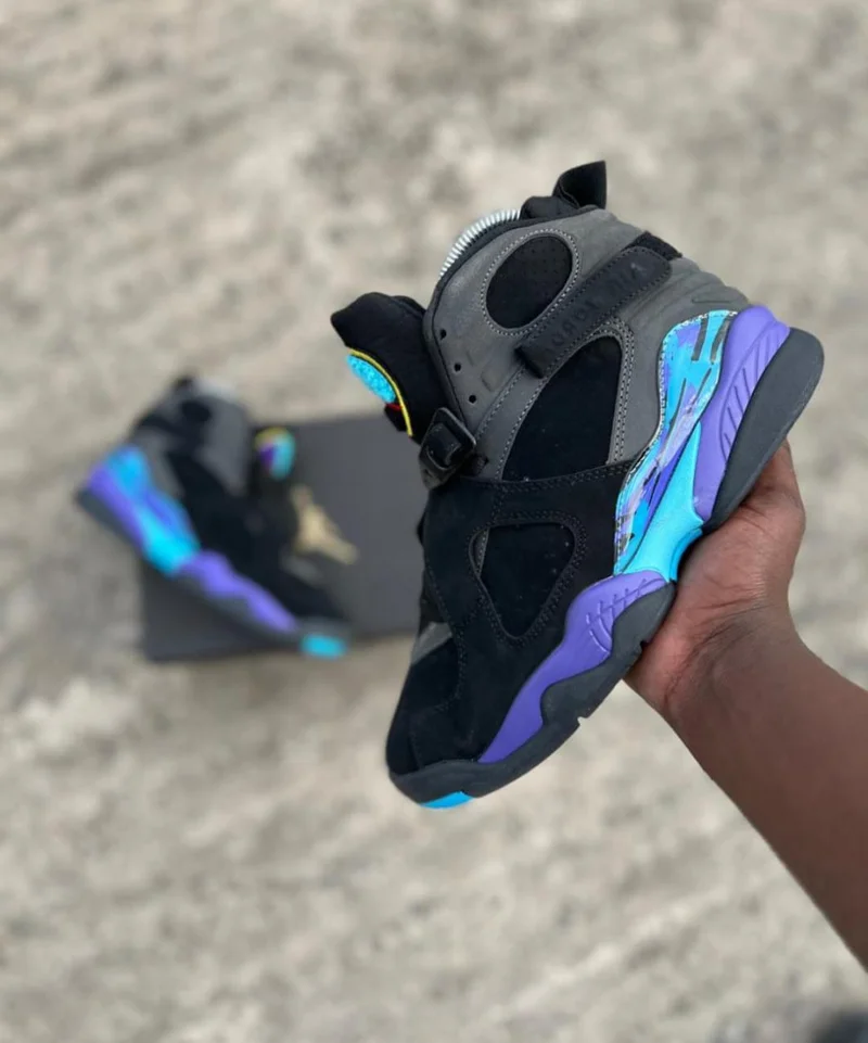 Nike Air Jordan 8 Retro GS Aqua 2007