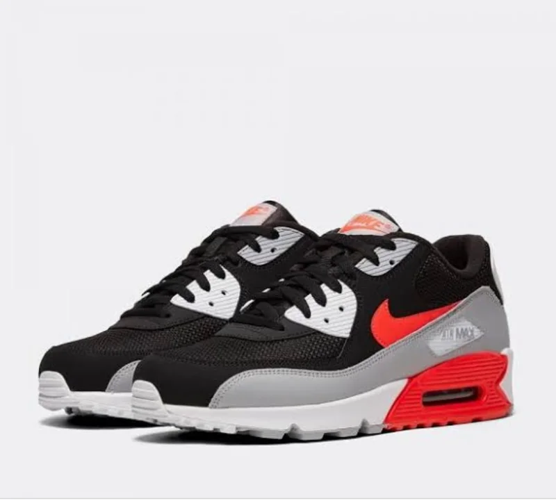 NIKE AIR MAX 90 BLACK BRIGHT CRIMSON