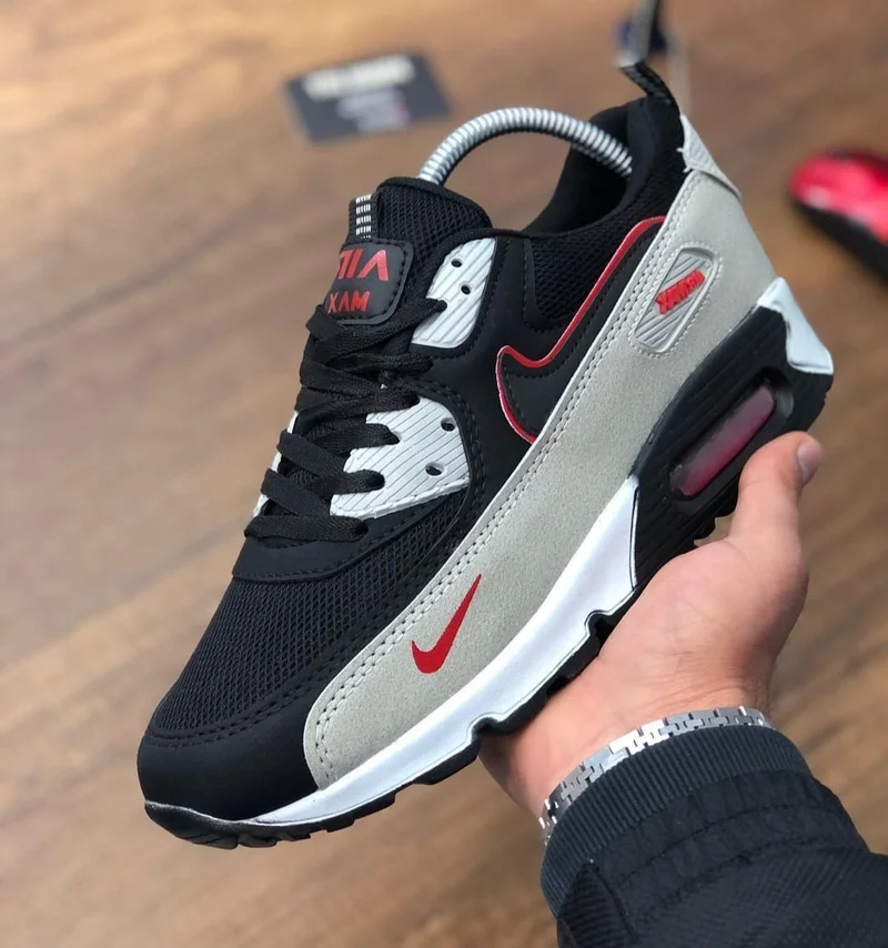 Nike Air Max 90 Black/ Pale Grey Sneakers Men's Shoes