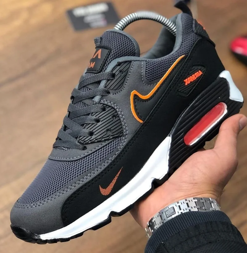 Nike Air Max 90 Grey /Black Sneakers Athletes shoes