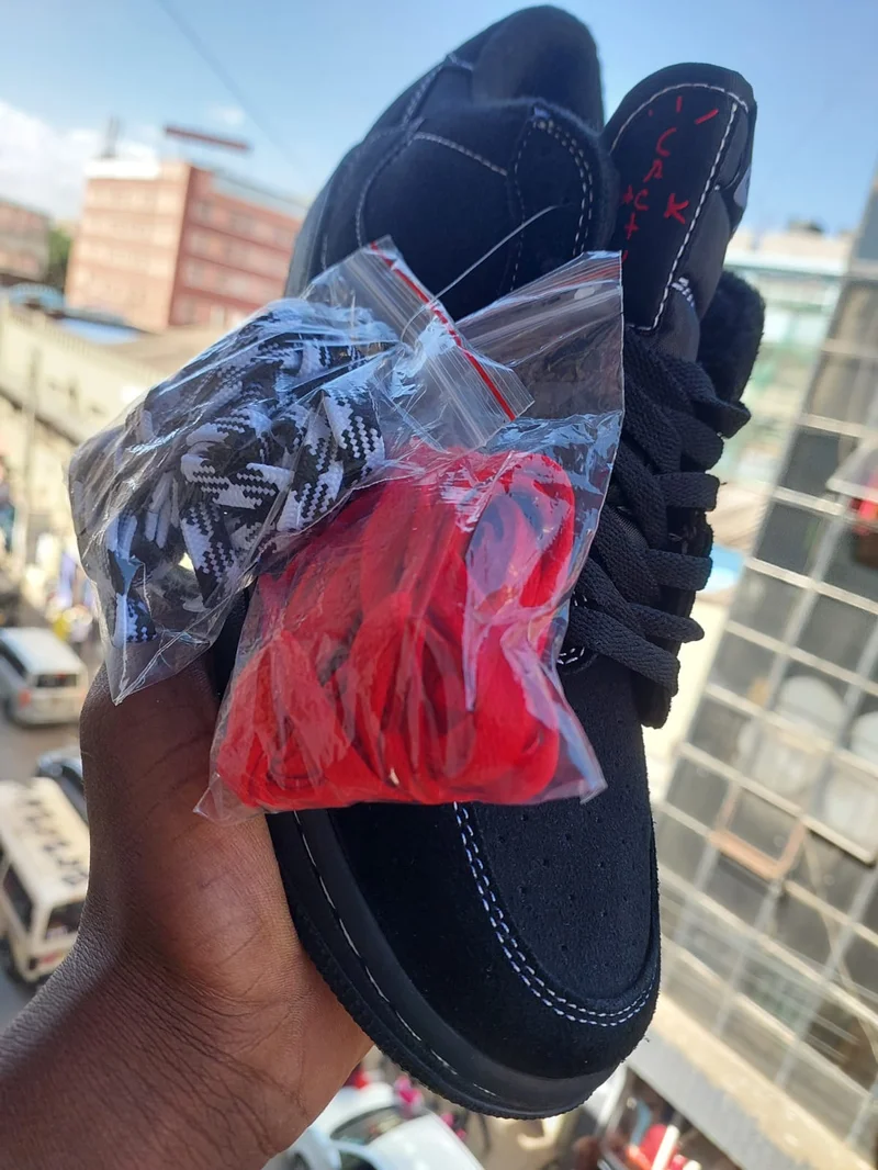 Air Jordan 1 Low Travis Scott 'Black Phantom'