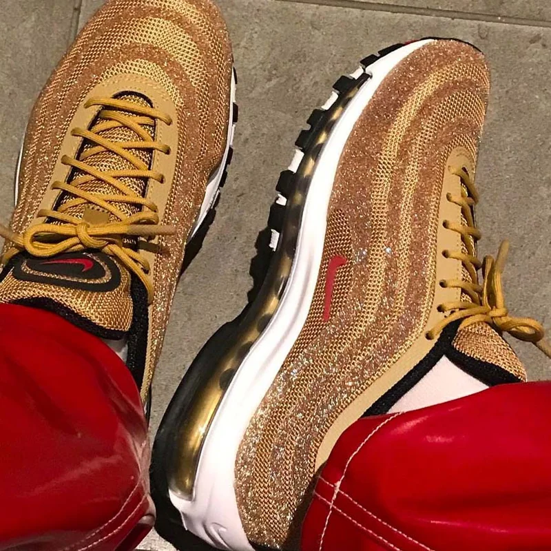 Nike Air Max 97 Metallic Gold Swarovski