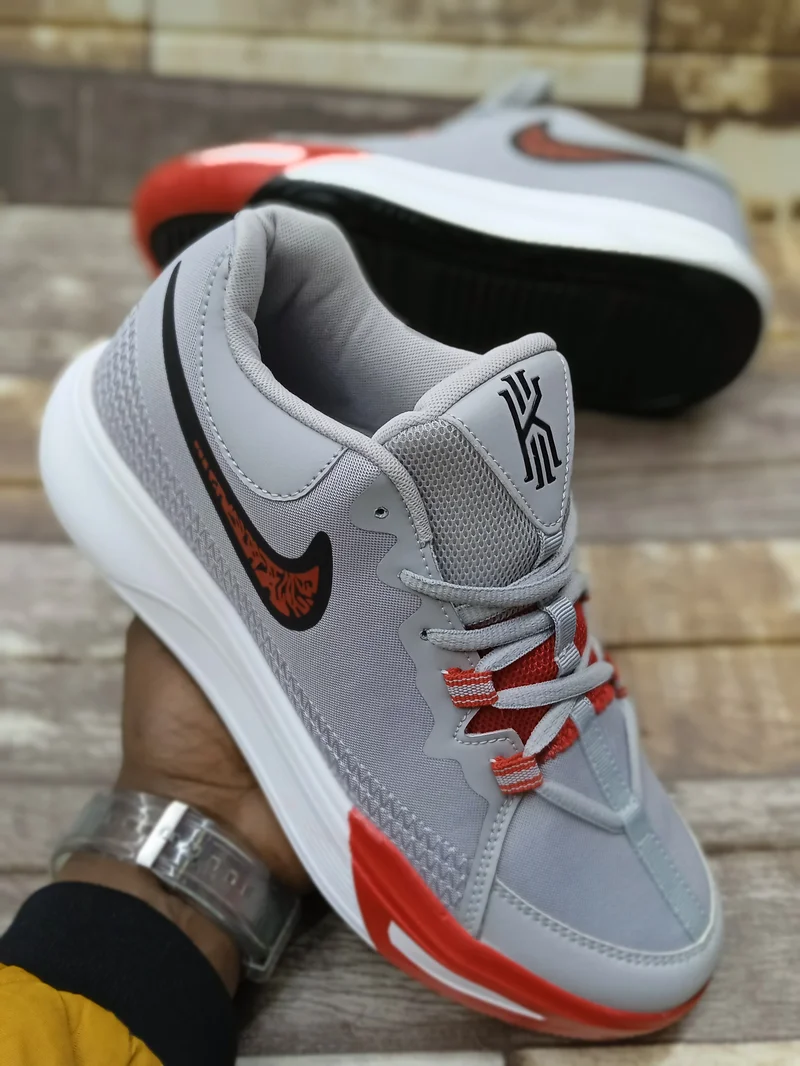 Nike Kyrie Flytrap 6 Grey and Orange Trainers