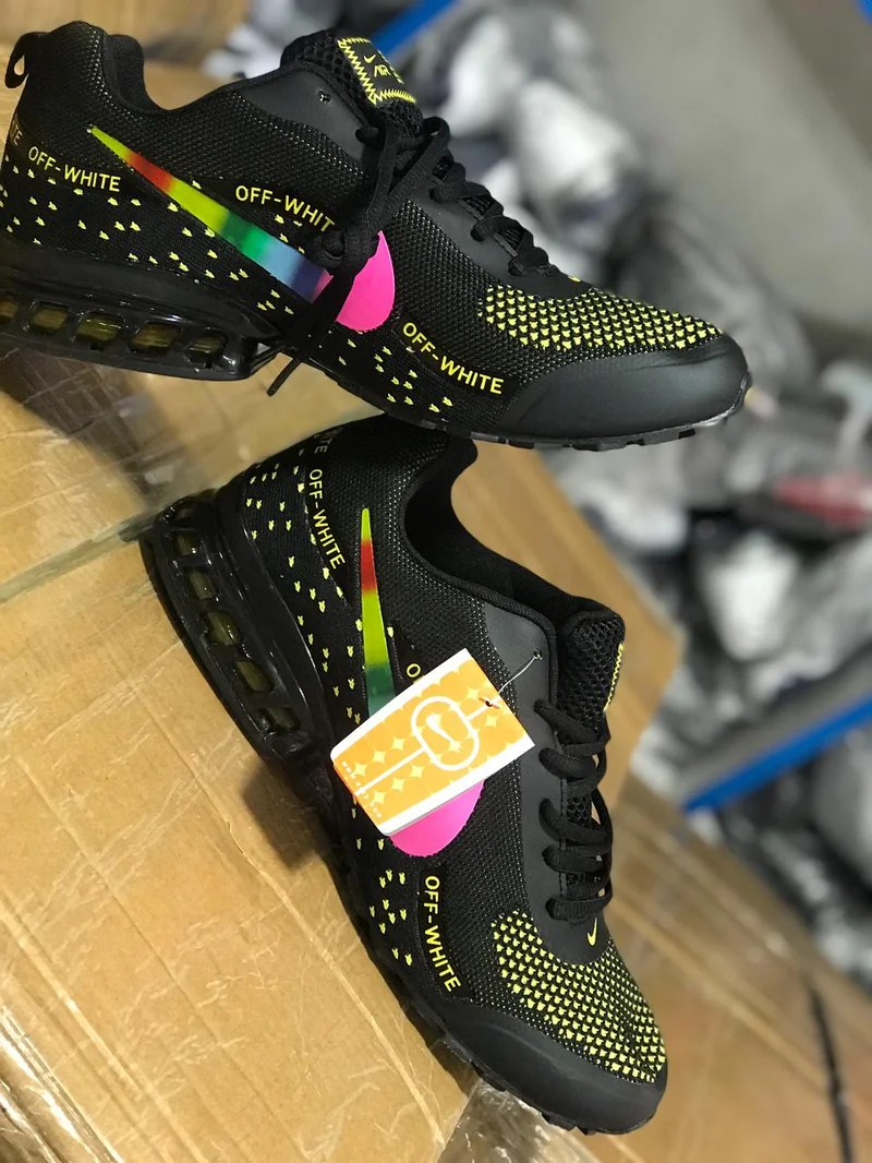 Nike Men's Running Shoes Shox Reax Run Kpu Black Multi-Color  Trainers