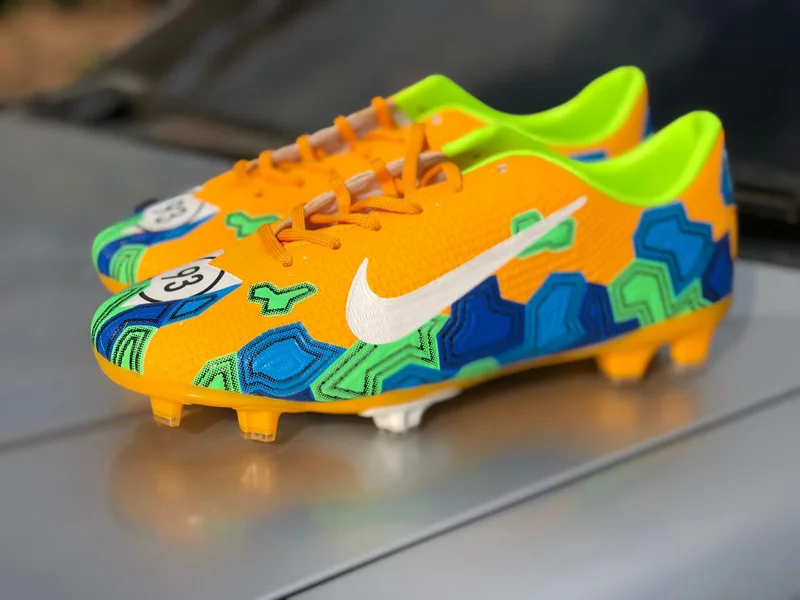 Nike Multi-colored Soccer shoes Men Soccer Shoes Turf tf Soccer Boots Outdoor