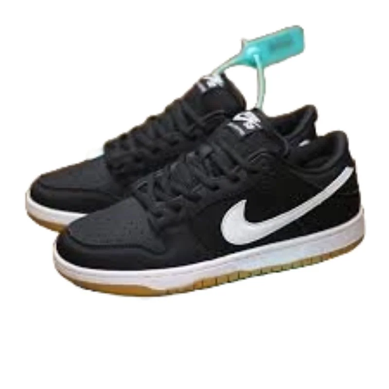 NIKE SB  DUNK LOW PRO BLACK GUM SNEAKERS