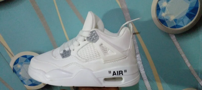 Nike Women Air Jordan 4 Oreo White
