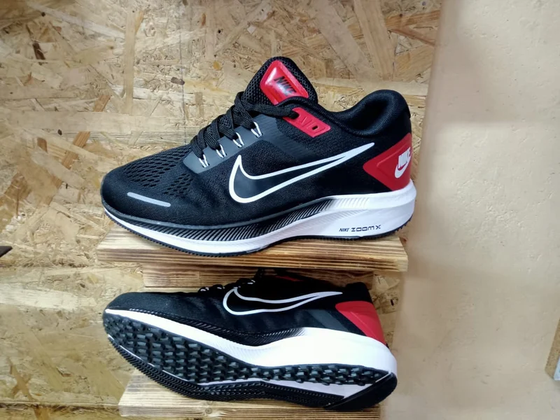 Nike Zoomx Running Shoes Black Red White