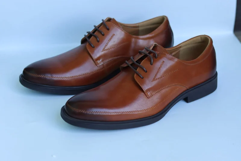 Nobby Cavalli Laced Brown Premium Leather Official Shoes