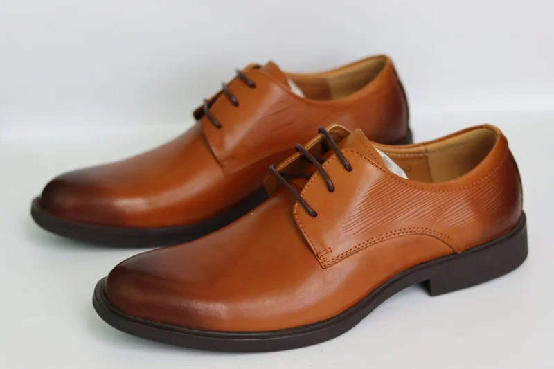 Nobby Cavalli Laced Mustard Premium Leather Official Shoes