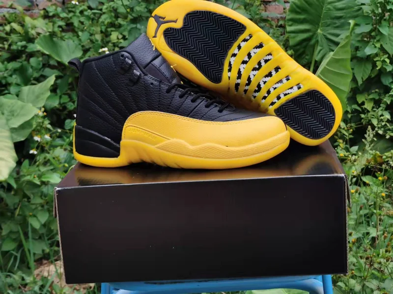 Air Jordan 12 Retro Black University Gold