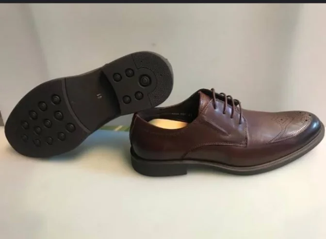Nobby Cavalli Mens Premium Leather Shoes Coffee Brown Laceup Official Shoes