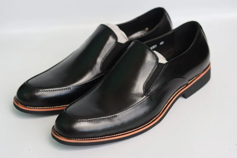 Nobby Cavalli Slipon Black Premium Leather Official Shoes