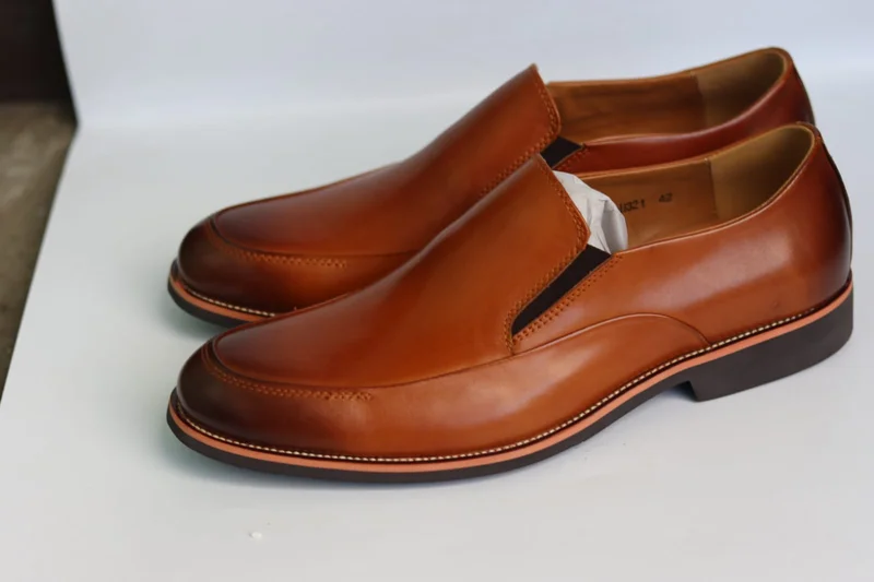 Nobby Cavalli Slipon Brown Premium Leather Official Shoes