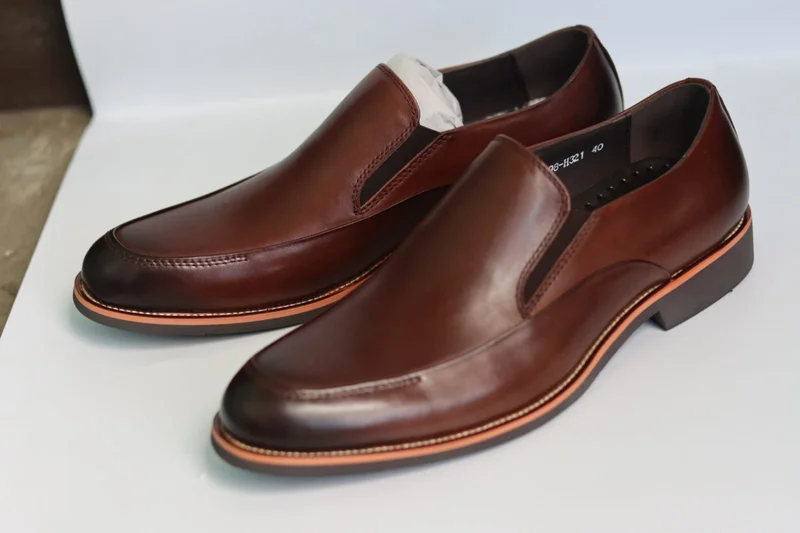 Nobby Cavalli Slipon Dark Brown Premium Leather Official Shoes