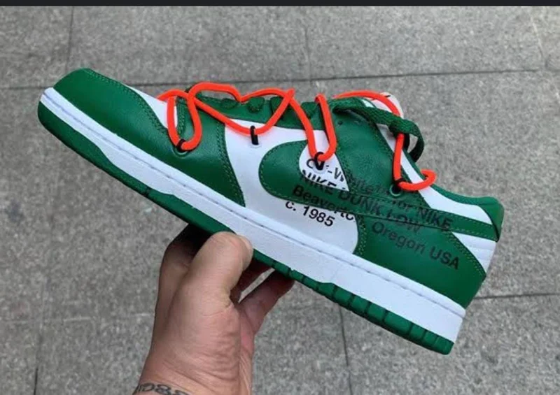 Off-White™ x Nike Dunk Low “Pine Green” Oregon