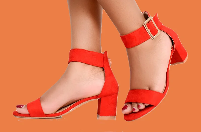 Orange Classic Basic Pump Official Shoes for Women