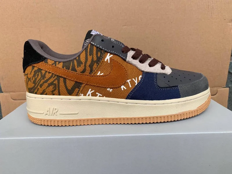 Orange Nike Air Force