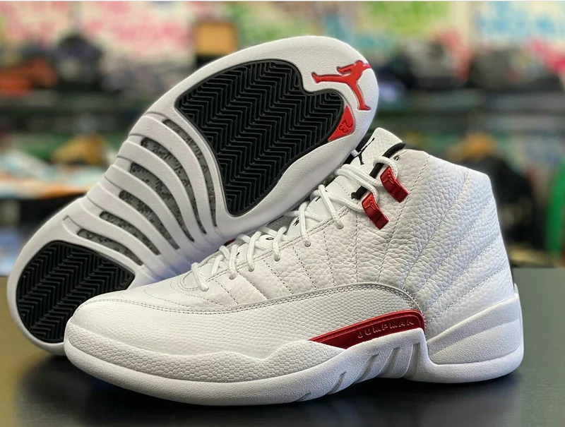 Air Jordan 12 Retro Twist White University Red Black