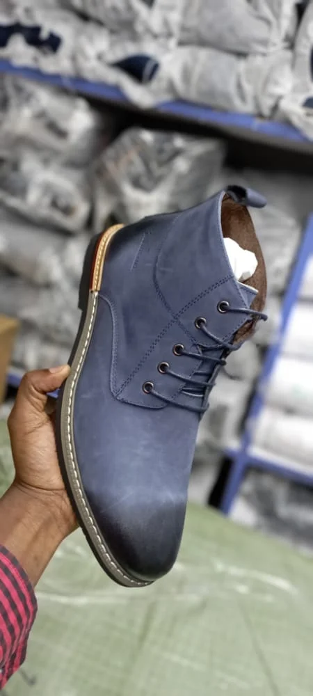 Oxford Billionaire Official Premium Leather Boots Grey