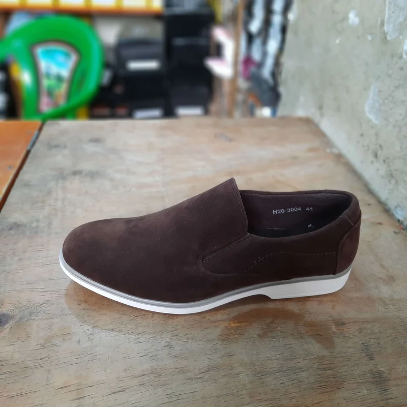 Oxford Suede Leather  Men Shoes Casual Classic Sneakers