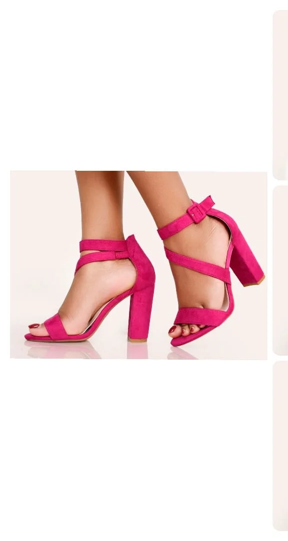 Pink Basic Ladies Pumps Open Toe Formal/Casual Shoes