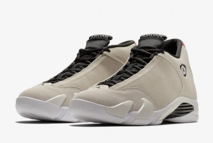 Air Jordan 14 GS Desert Sand Black white