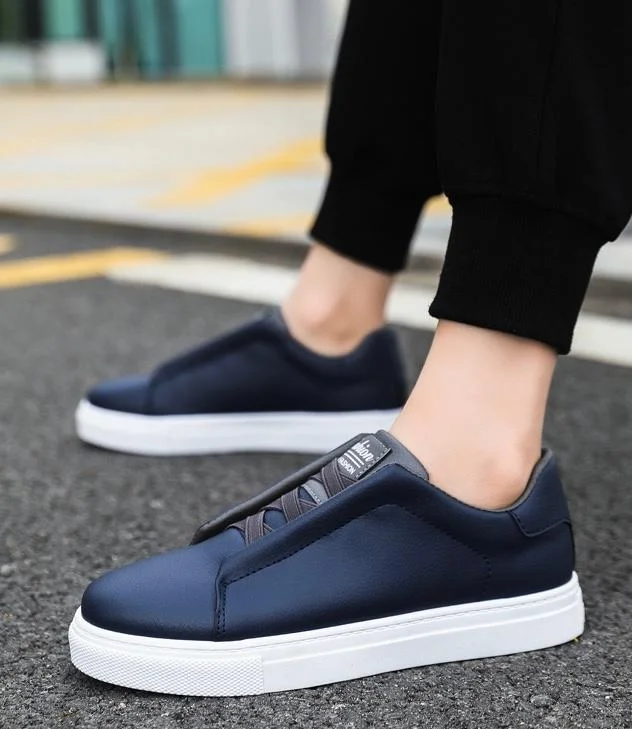 PREMIUM BLUE LACE LESS CASUALS  SNEAKERS