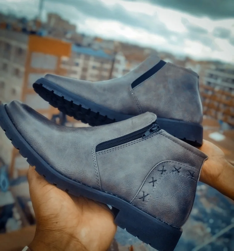 Premium Leather Boots Mens Casual Official  Boots