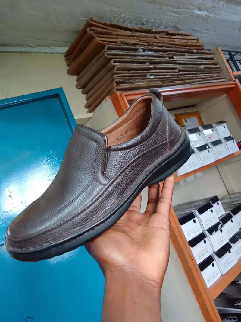 PREMIUM LEATHER BROWN KANGBAO SHOES  LOAFERS
