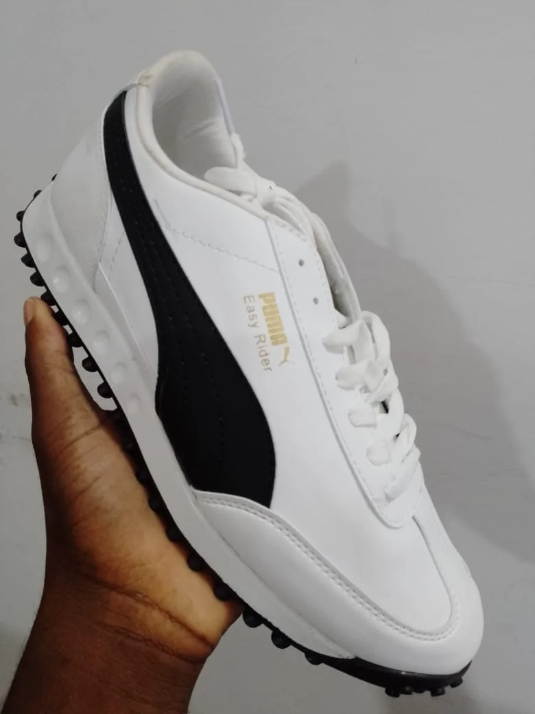 Puma Easy Rider ll White Black Men's Leather Sneakers
