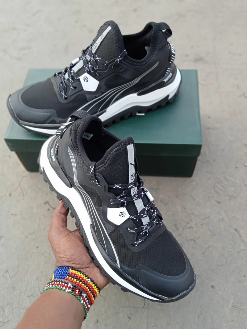 Puma Nitro Voyage Sneakers Black White Shoes