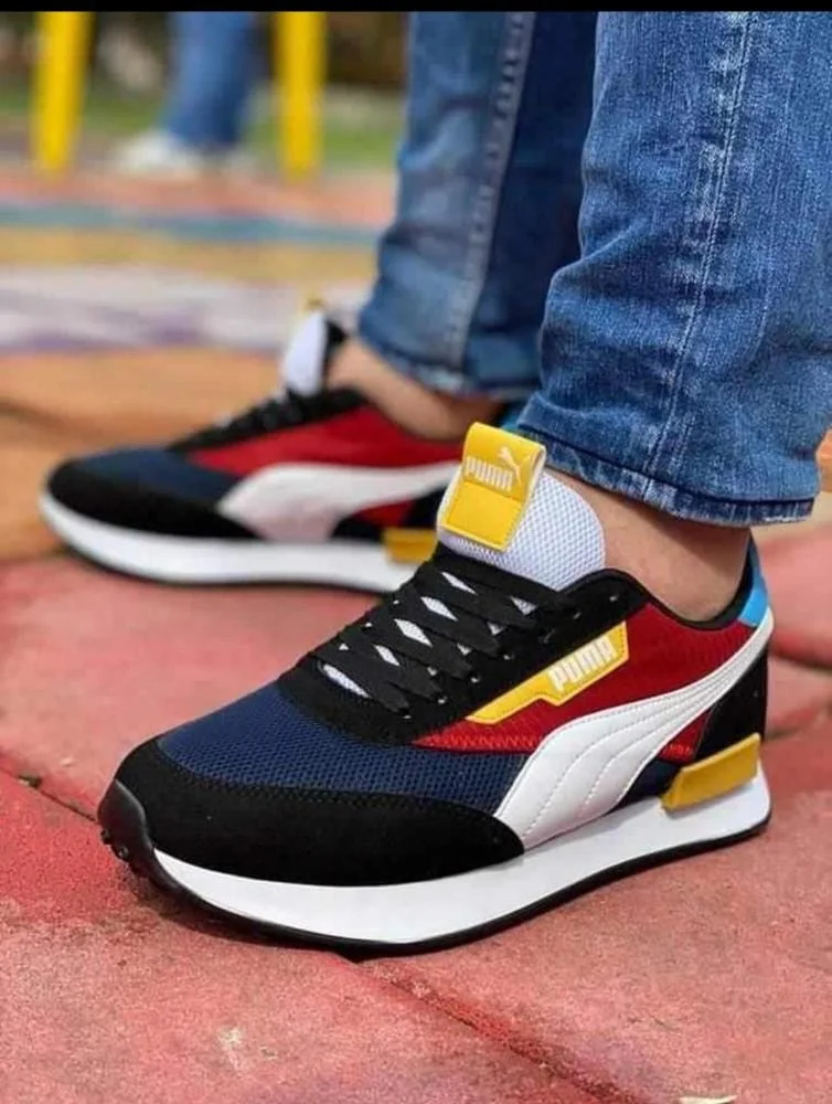 Puma Riders Black Blue Sneaker