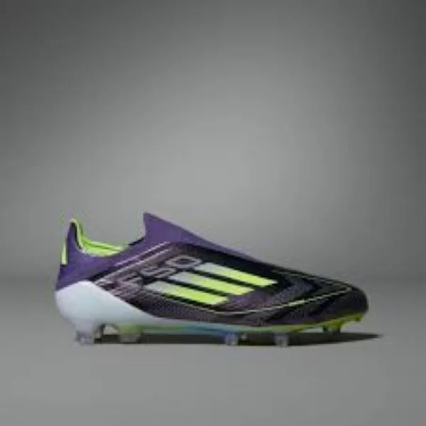 PURPLE -GREEN ADIDAS SOCCER CLEATS SHOES