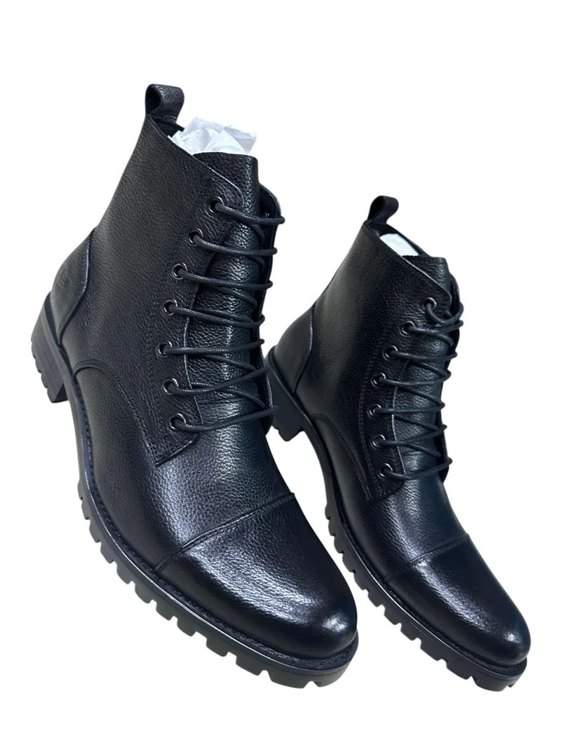 Quality Black Timberland High leather Boots