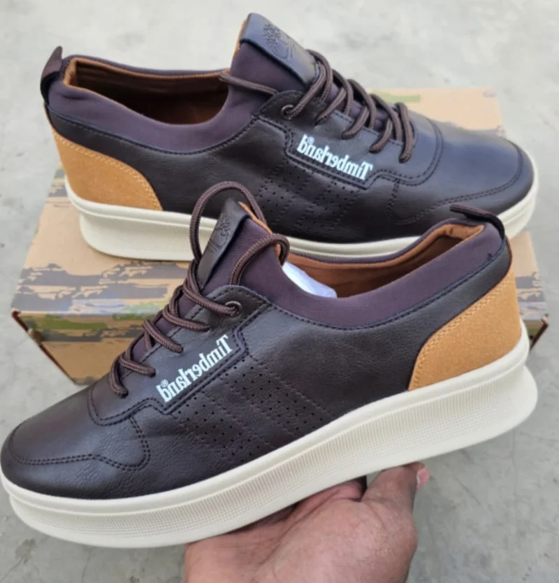 Quality Leather Timberland Sneakers-DARK BLUE